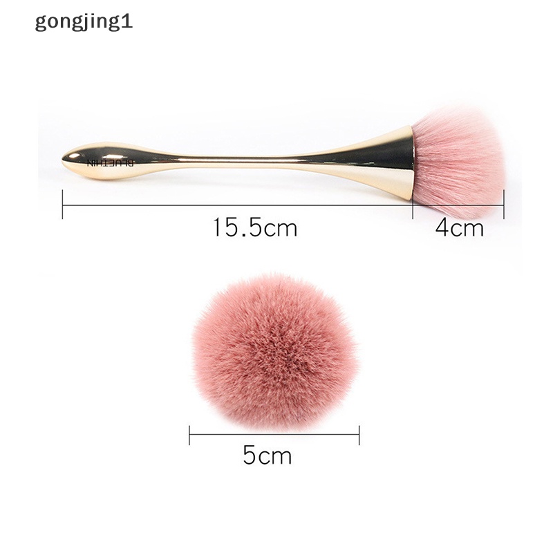 Ggg Kuas Nail Art Kuas Debu Lembut UV Gel Kutek Nylon Brush Nail Art Tools ID