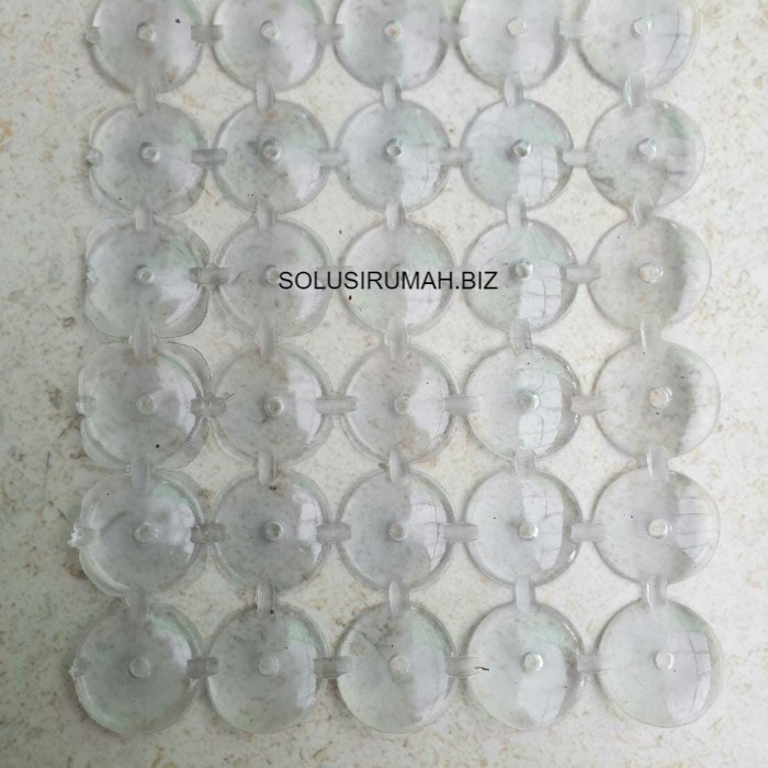 ring karet 30 pcs bening bulat alas skrup sekrup atau paku asbes seng