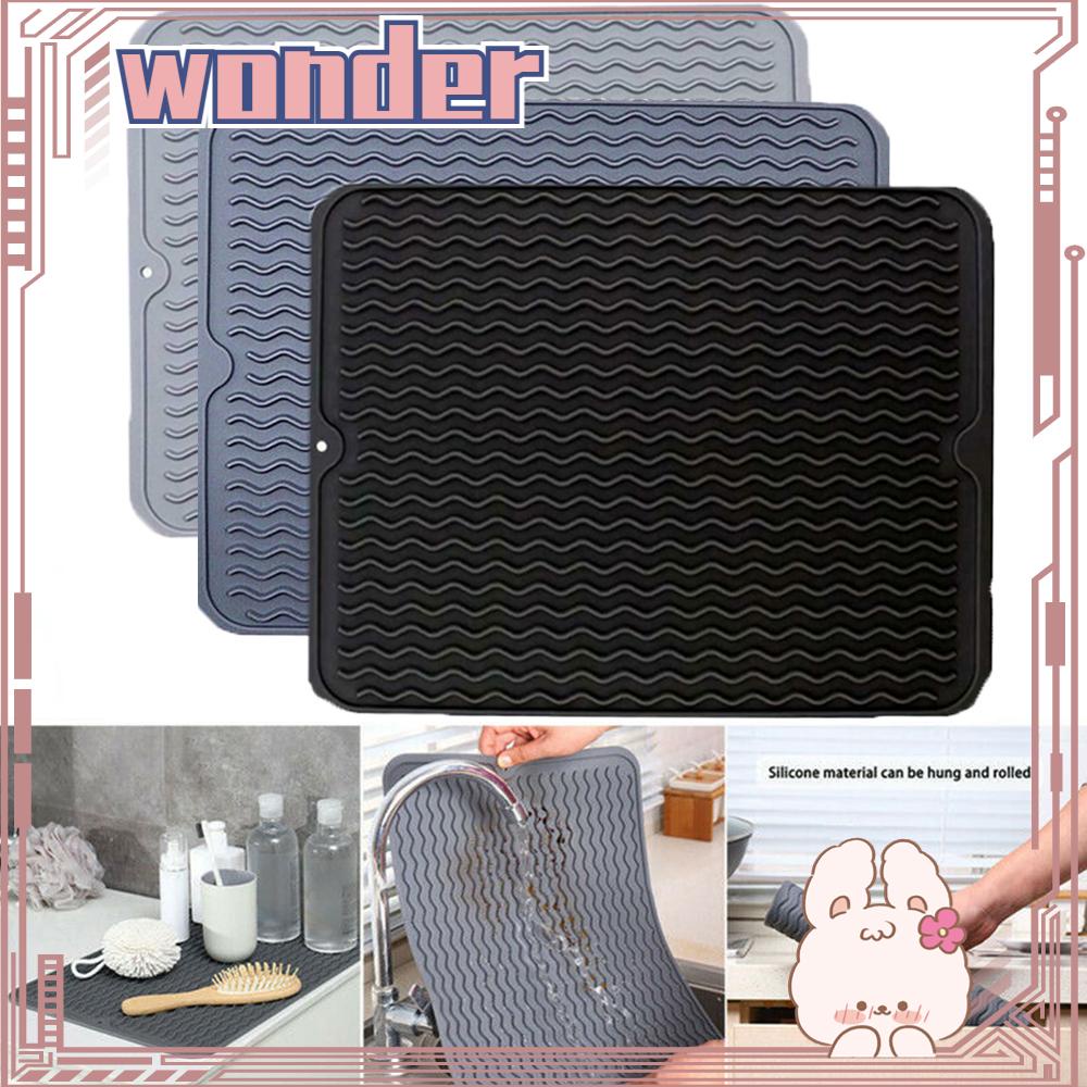 Wonder Silicone Drying Mat Alas Pengeringan Dapur Non-slip Dish Holder Table Mat