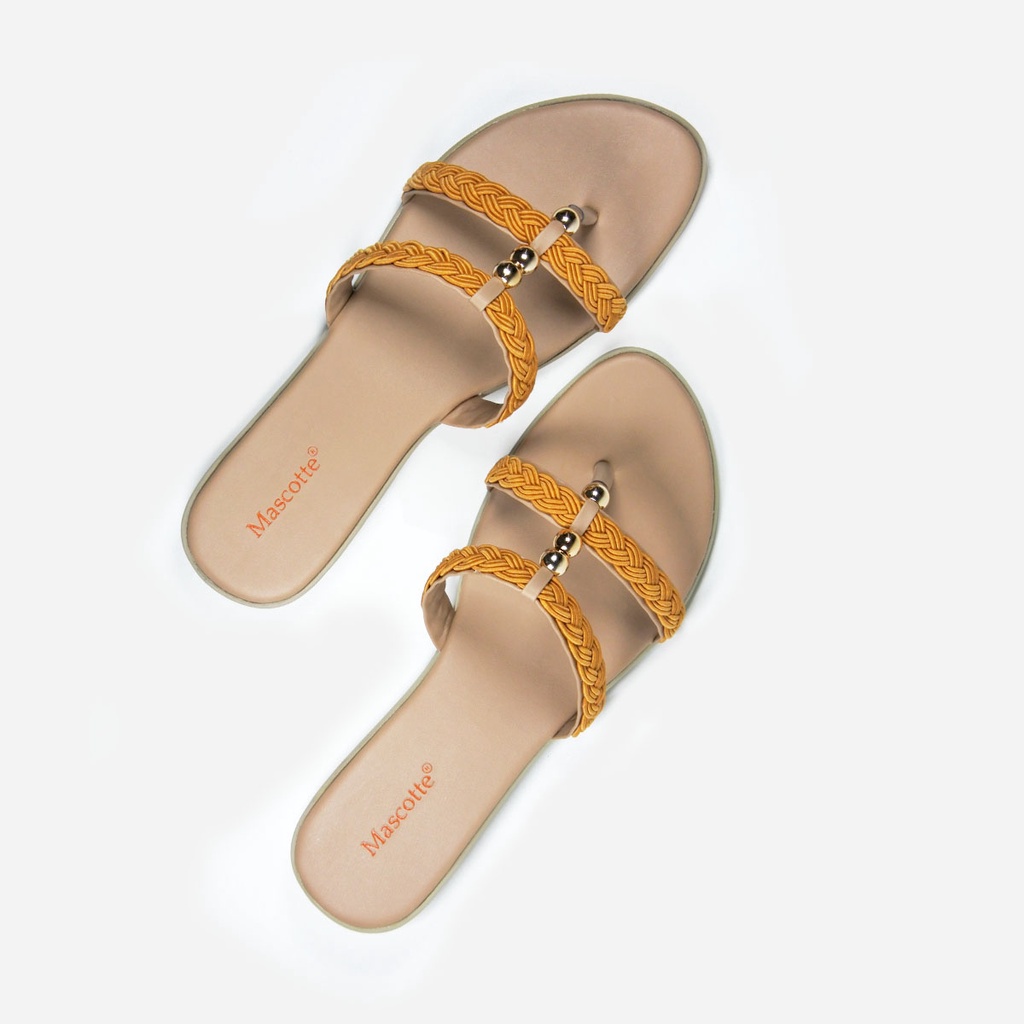 Mascotte LAHITA Sandal Flat Wanita 299.013-014 [Cream, Tan, Salem &amp; Mocca]RAMAYANA JAKTIM