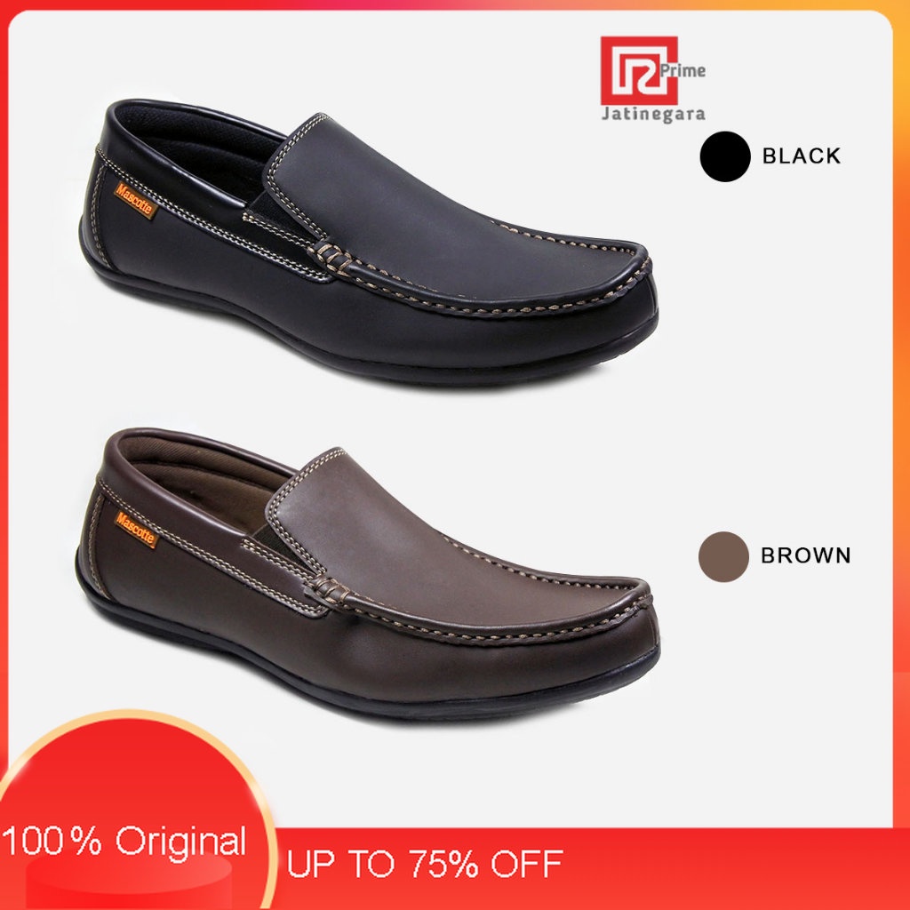 Mascotte CHASELL Sepatu Formal Pria 992.111 [ Hitam &amp; Coklat ]RAMAYANA JAKTIM