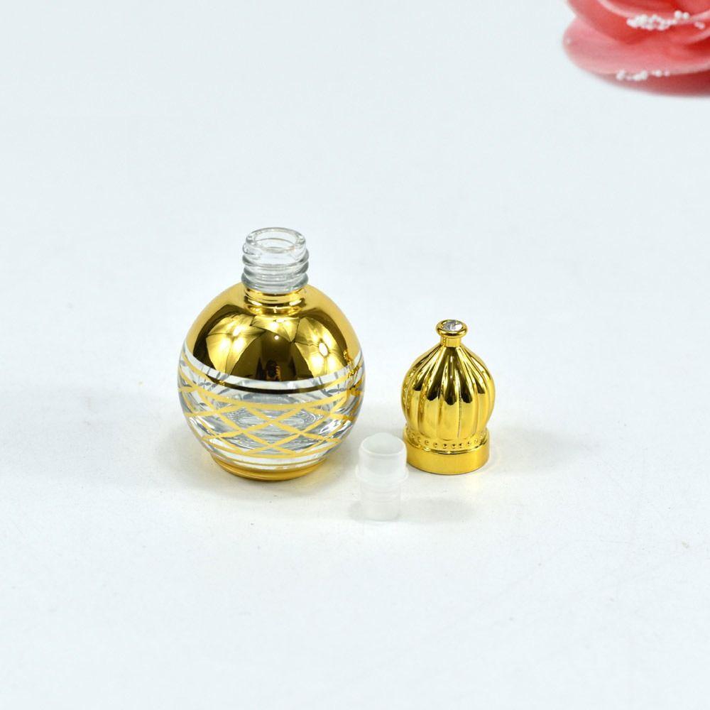 Suyo 2Pcs Roller Bottle Portable 12ml Bentuk Mahkota Wadah Kosong