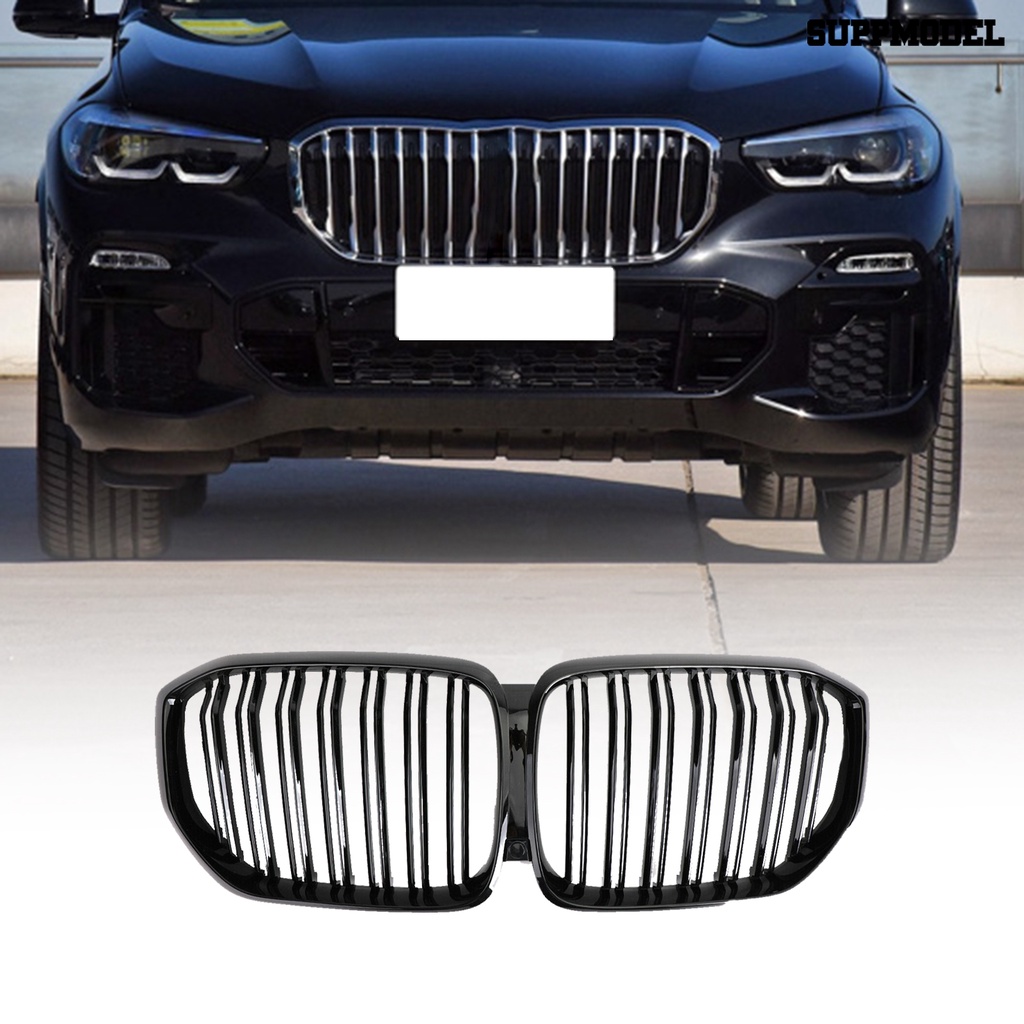 [SM Auto] Matte Black Front Bumper Kidney Grill Panggangan Dual Slat 51137454888 51137454890 Untuk BMW G05 X5 19