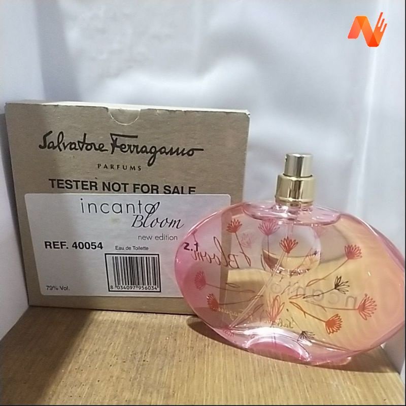 Salvatore ferragamo incanto bloom tester edt 100ml N22