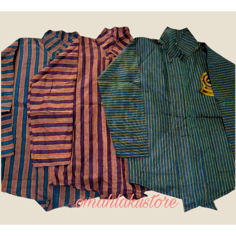 Lurik Surjan / Baju surjan lurik / Surjan lurik pria / Baju adat jawa