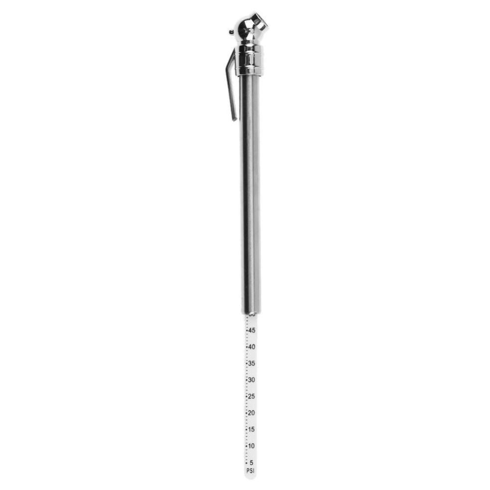 POPULAR Pen Shaped Pressure Gauge Silver 1pcs Barometer Stainless Steel