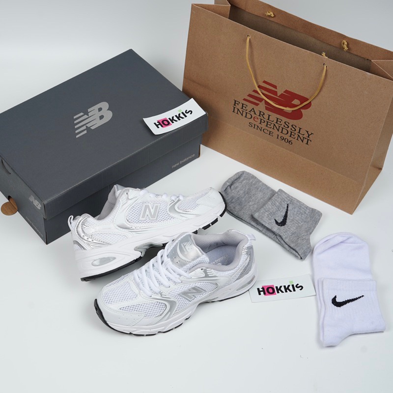 NB New balance 530 Triple White  unisex 100% Original BNIB mubarak