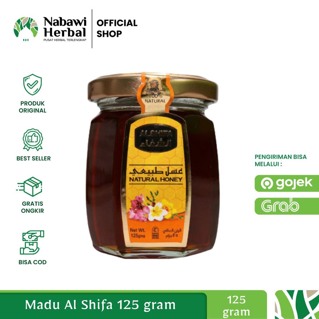 

ALSHIFA - Madu Al Shifa 125gr Natural Honey