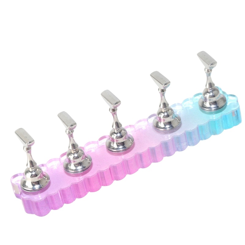 Siy Nail Tip Stand DIY Nail Art Holder Stand Kuku Nail Art Stand Manicure Alat