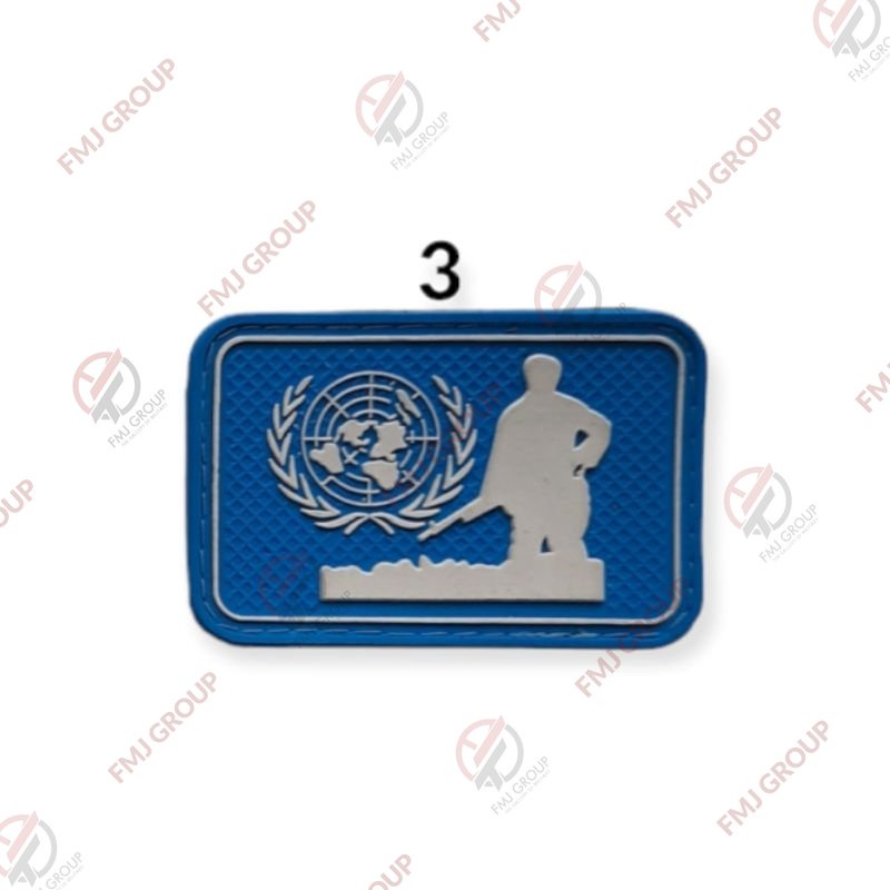 Patch Rubber Emblem Logo UN/Unifil/PBB Velcro