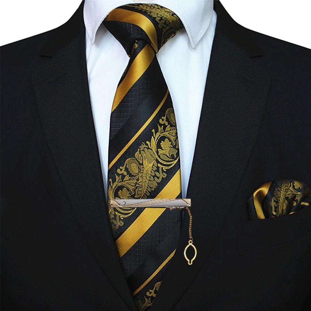Wonder Tie Clip Formal Bar Clasp Tie Pin Perhiasan Bar Bros Clasp