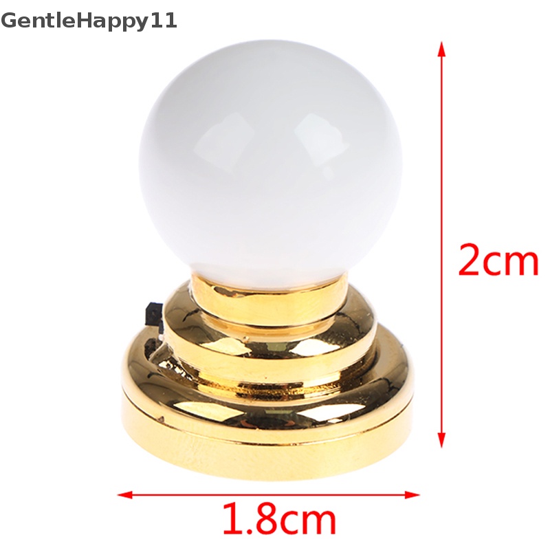 Gentlehappy 1:12rumah Boneka Miniatur Lampu Langit-Langit Lampu Dinding Lampu LED Kamar Dekorasi Outdoor Mainan id