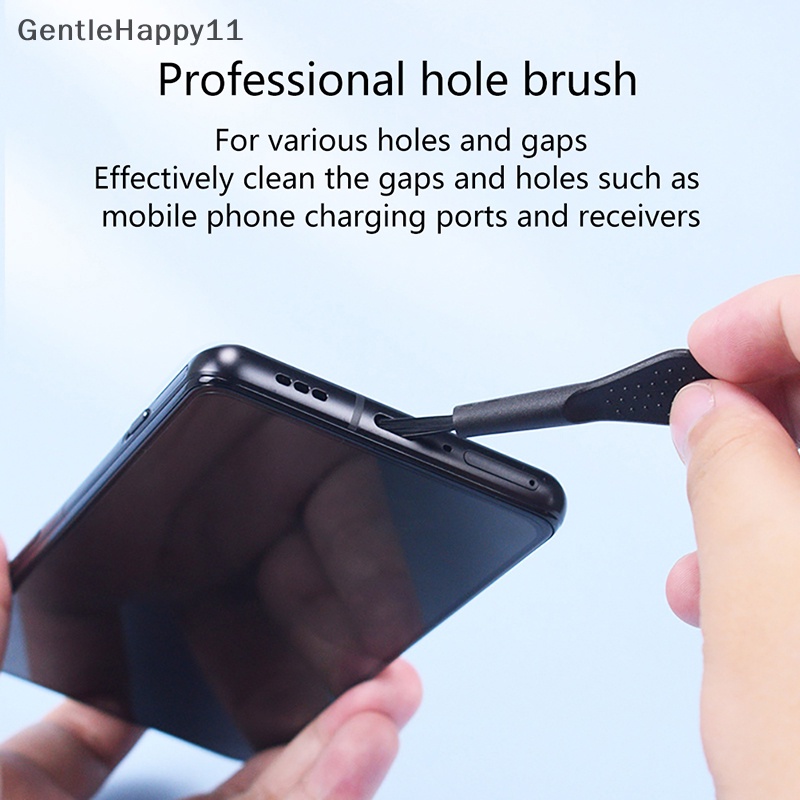 Gentlehappy 1Set Alat Pembersih Keyboard Laptop Brush Kit Phone Dust Brushes Crevice Cleaning id