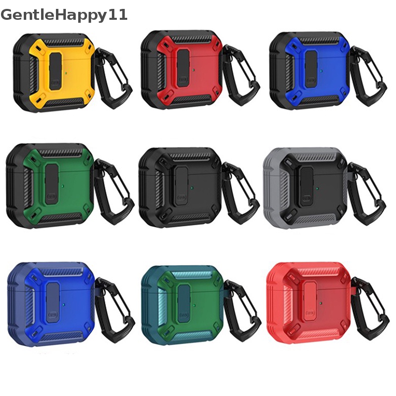 Gentlehappy Switch Earphone Case Untuk Airpods Pro2 3 Case Shockproof Cover Untuk Apple Air pods Pro2 3 2021 Cases Aksesoris Gantungan Kunci id