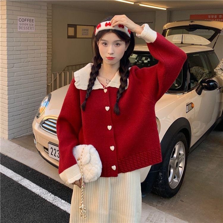 IMPORT HA-RI WOMAN KNIT SWEATER TOP KOREAN STYLE WINTER AUTUMN SPRING OUTFIT BAJU RAJUT WANITA LENGAN PANJANG MUSIM SEMI