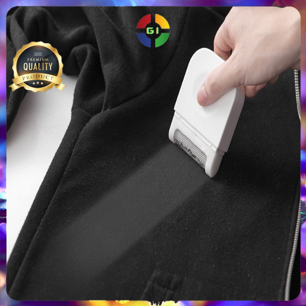 Trimmer Portable Lint Remover Penghilang Bulu Serat Kain Black