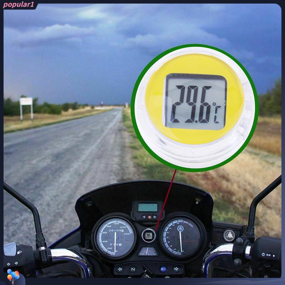 Populer Termometer Motor Interior Waterproof Tempel Type Instrumen