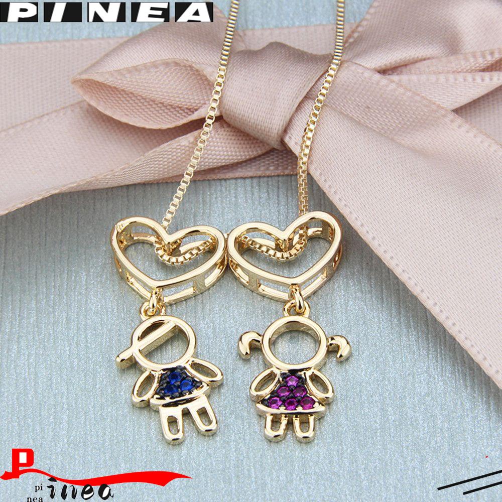 Rantai Kalung Cewek Cowok Nanas Multicolor2021Fashion Charm Love