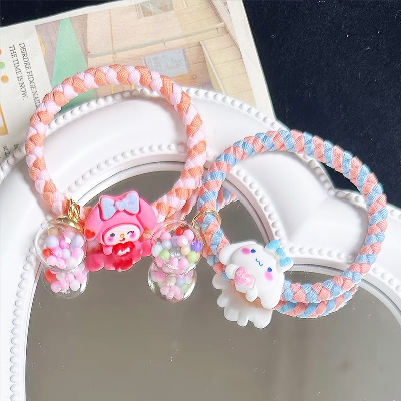 ikat rambut sanrio cinamoroll purin kuromi pochacco melody dewasa anak anak lucu estetik / scrunchie sanrio