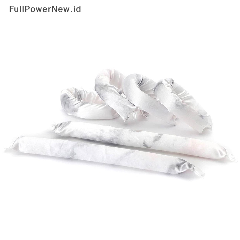 Power 6Pcs Batang Pengeriting Tanpa Panas Sutra Pengeriting Pita Rol Rambut Lazy Curler Sets ID