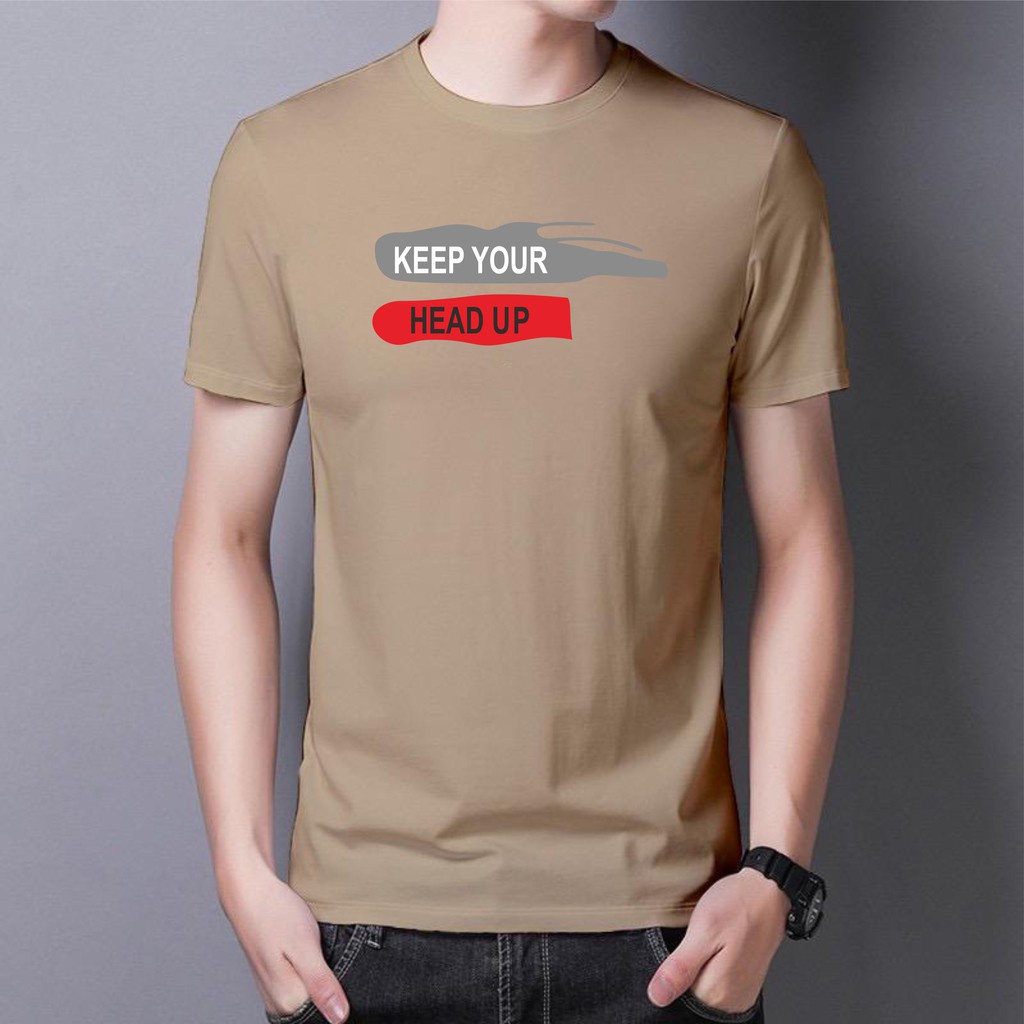 BISA BAYAR DITEMPAT/ BISA BAYAR DI TE,MPAT/ BS//TERLARIS//BAJU KAOS HEAD UP TANGAN PENDEK PRIA DAN WANITA//GOOD QUALITY