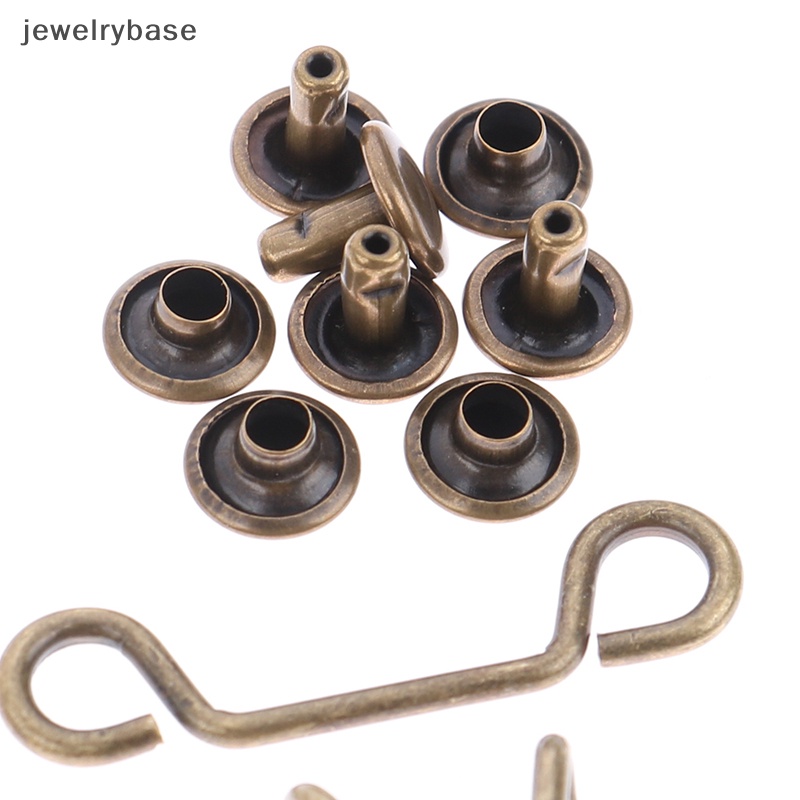 [jewelrybase] 27/32mm Gesper Pinggang Bebas Paku Waist Closing Adjustable Snap Button Resuable  Butik