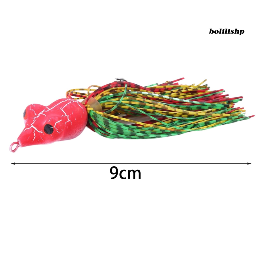 Bo-9cm/7g Buatan Memikat Warna Vibrant Reusable Treble Hook Design 3D Eyes Realistis Tampak Meningkatkan Tingkat Memancing Plastik Warna-Warni Sangat Simulasi Umpan Pancing