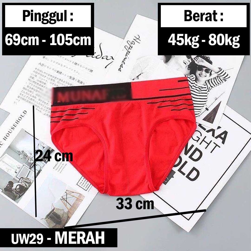 Pakaian Celana Dalam Sempak Segitiga Kolor Pria Man Underwear Import