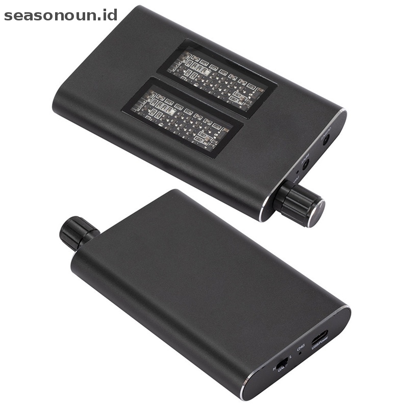 Seasonoun 3.5mm Portable Headphone Amplifier HiFi Adjustable Subwoofer Headset Amplifier.