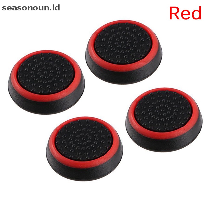 Seasonoun 4PCS Controller Aksesoris Game Thumb Stick Grip Joy Cap Untuk PS3 PS4 XBOX.