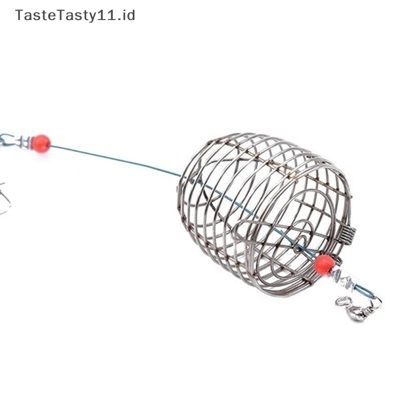 Tastetasty Outdoor fishing stainless steel cage shooter Aksesoris Pancing.