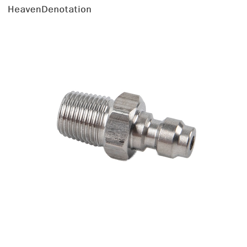 [HeavenDenotation] Pcp Paintball Pneumatic Quick Coupler 8mm M10x1 Male Plug Adapter Fitg1/8NPT HDV