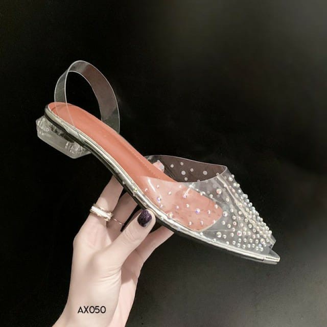 [JY] Sepatu Wanita Slip On AX050 MANIK Sepatu Cantik Keren Pesta Casual Jalan Impor