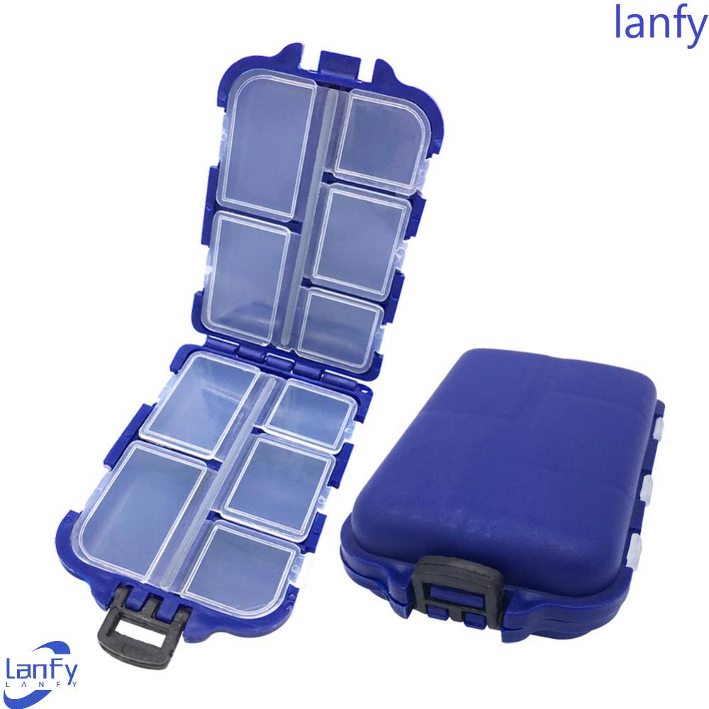 Lanfy Mini Tempat Penyimpanan Hook Lure Tool Case Sendok Pancing Organizer Aksesoris Pancing Fishing Tackle Box