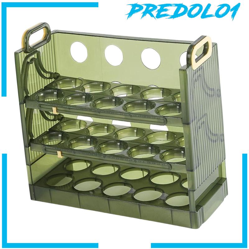 [Predolo1] Wadah Telur Stackable Egg Storage Box Untuk Rak Pintu Kulkas Dapur