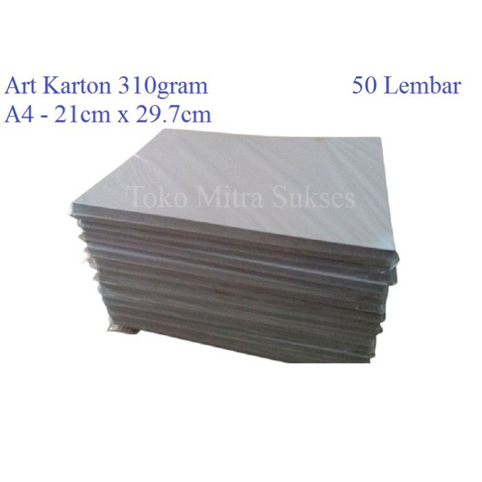 

[READY] Kertas Art Karton 310gram A4 isi 50 Lembar