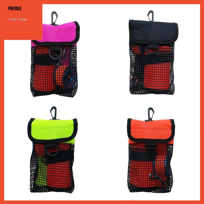 [Predolo] Gulungan Selam Scuba &amp; SMB Pelampung Holder Carry Mesh Bag Rosy