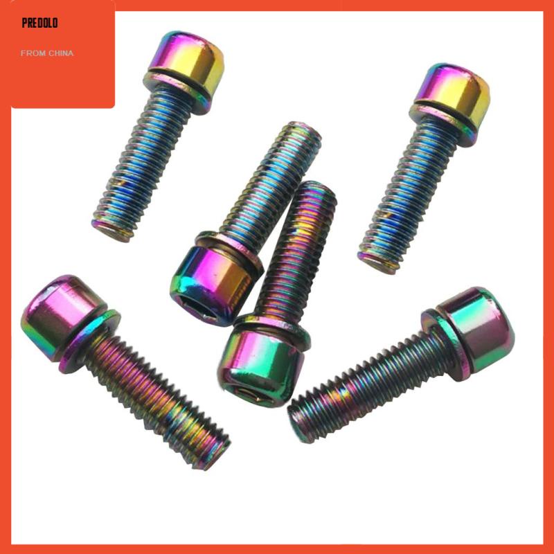 [Predolo] Lot Sekrup Socket Hex M5x18 Untuk Kaliper Rem Cakram Belakang Rak Golden