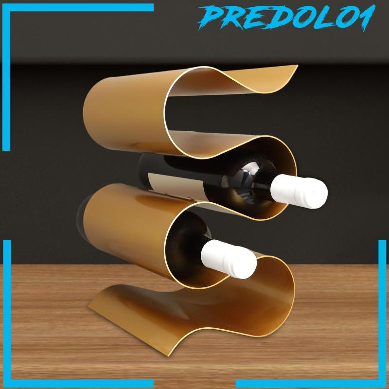 [Predolo1] Rak Free Standing Display Stand Tabletop Metal Tempat Botol