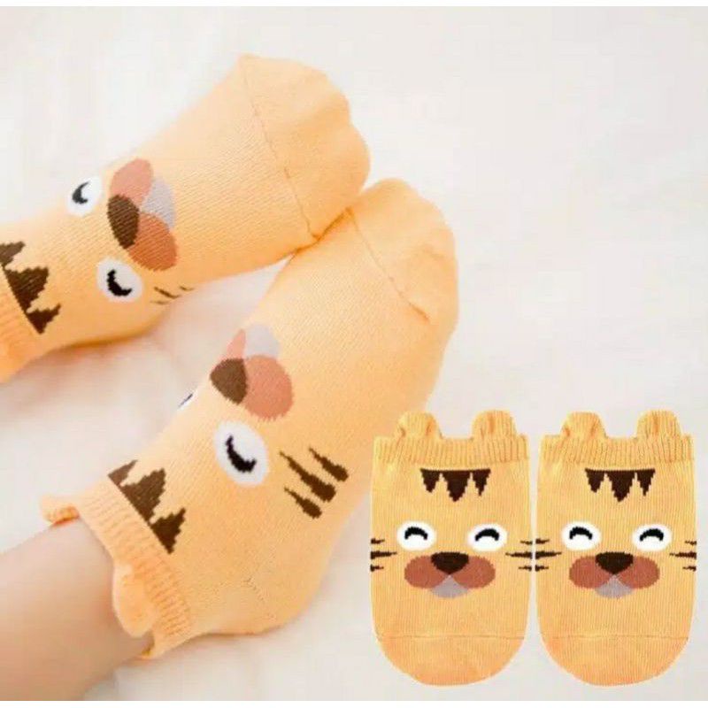 Kaos Kaki Anak Bayi Anti Slip Motif Animal 3D Baby Shock Prewalker