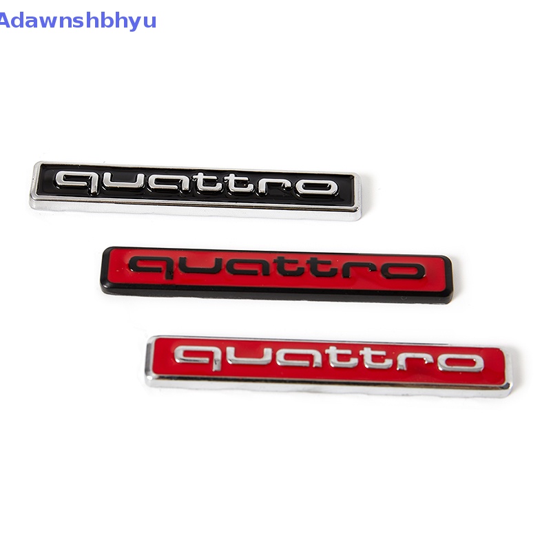 Adhyu Stiker Emblem Bagasi Belakang Mobil Untuk Quattro Logo A3 A4 A5 A6 A6L A7 A8 Q3 Q5 Q7 S3 ID