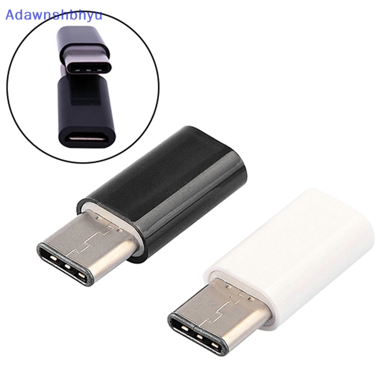 Adhyu USB 3.1 Type C Male to Micro USB Female Adapter Converter Konektor Data Adapter ID