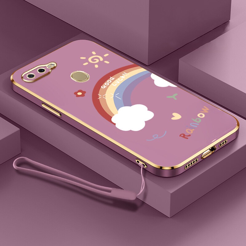 Plating Rainbow Phone Case for OPPO F11PRO Reno RENO34G F15 A91 RENO4 4G RENO6 4G RENO5 4G 5G RENO5K