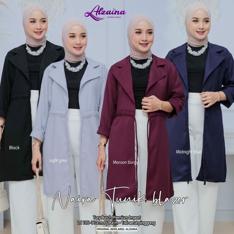 NAIRA Tunik Blazer ORI ALZAINA | Premium Tory Burch