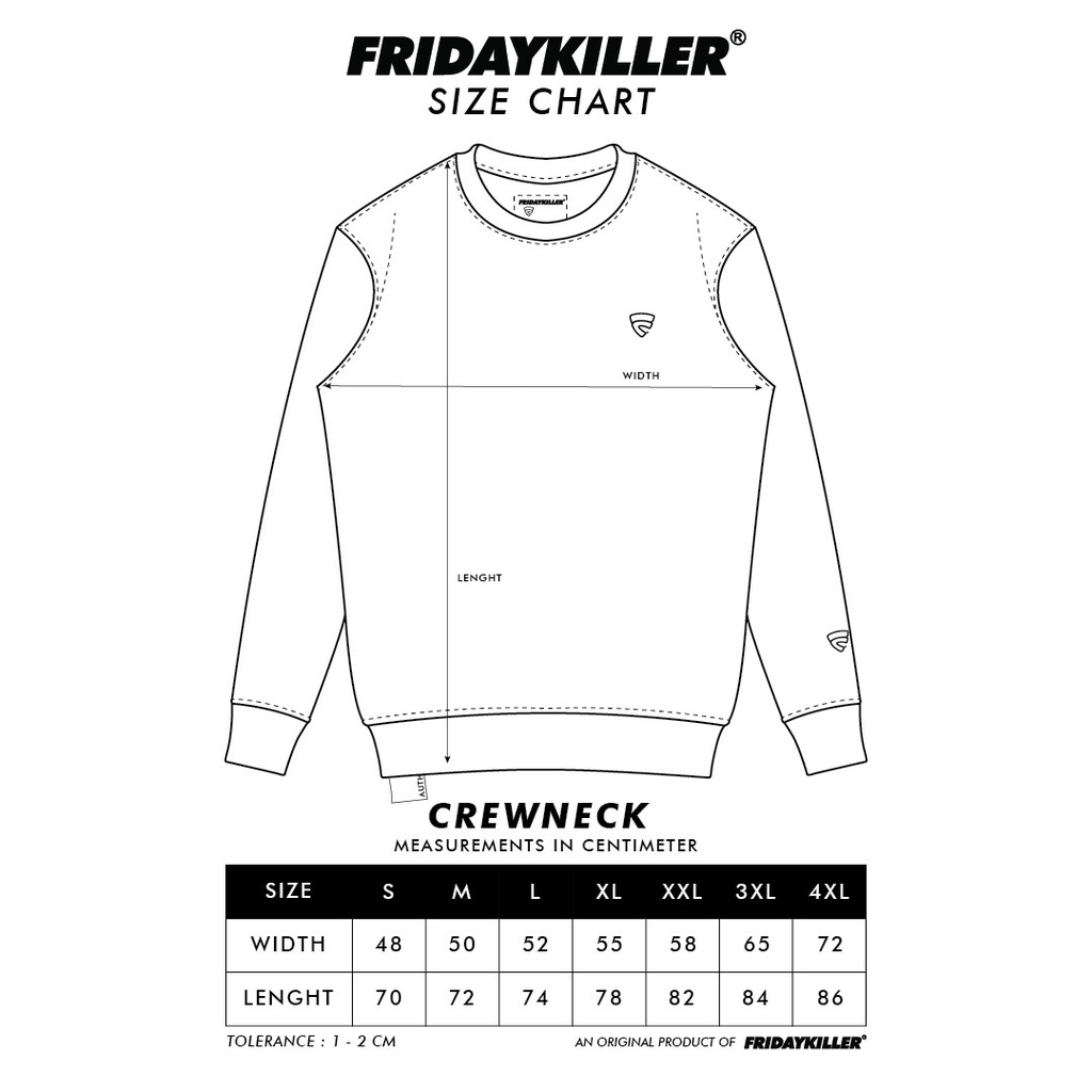 JAKET FRIDAY KILLER | HAZE CREWNECK WHITE