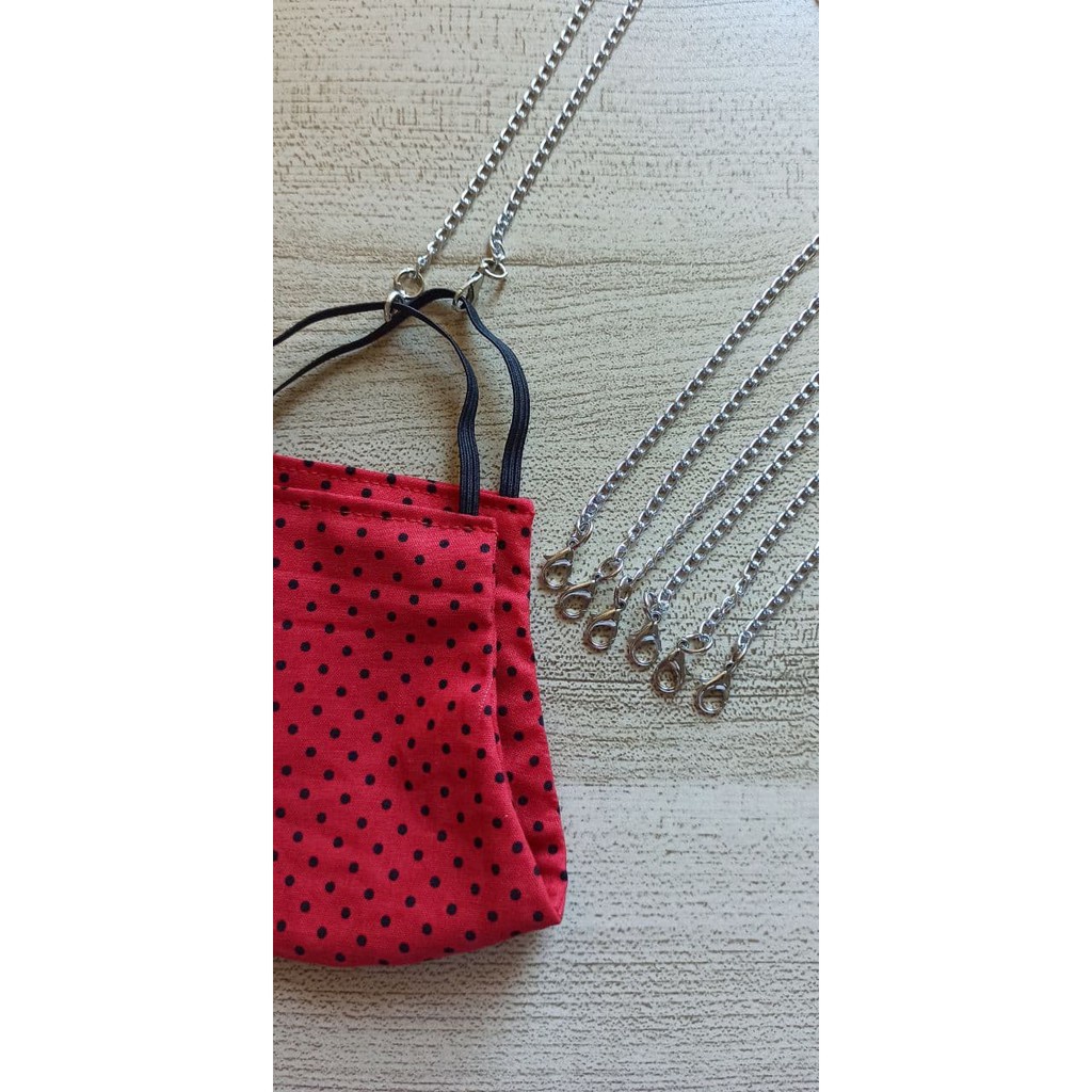 Mask hanger lanyard/necklace/kalung masker /model rante kalung