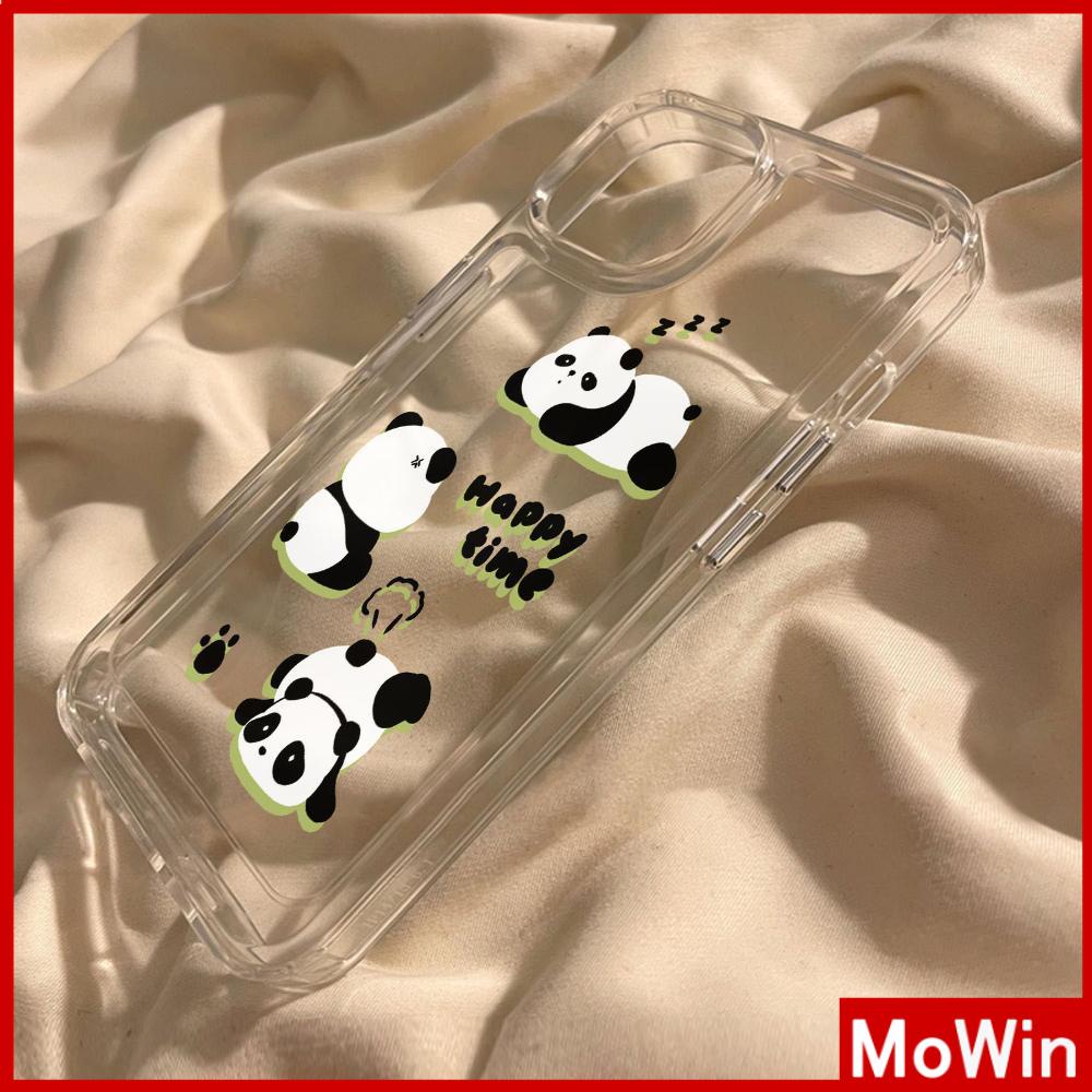 For iPhone 14 Pro Max iPhone Case Clear Case TPU Soft Case Shockproof Plating Button Pink Cute Cartoon Panda Compatible with iPhone 13 Pro max 12 Pro Max 11 xr xs max 7Plus 8Plus