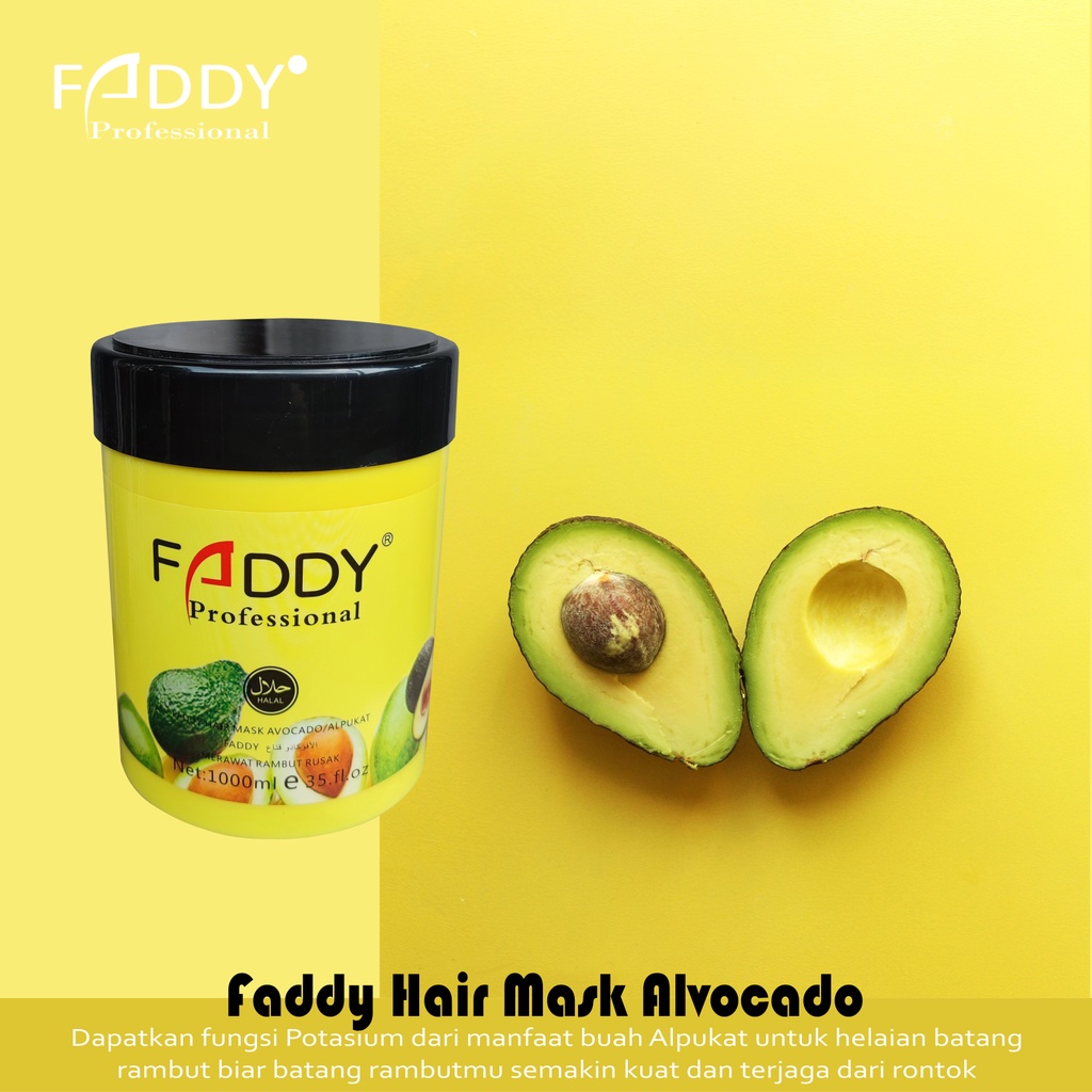 Faddy - Hair Mask (Makser Rambut) (Creambath) (Perawatan Rambut) 1000 gr - CO