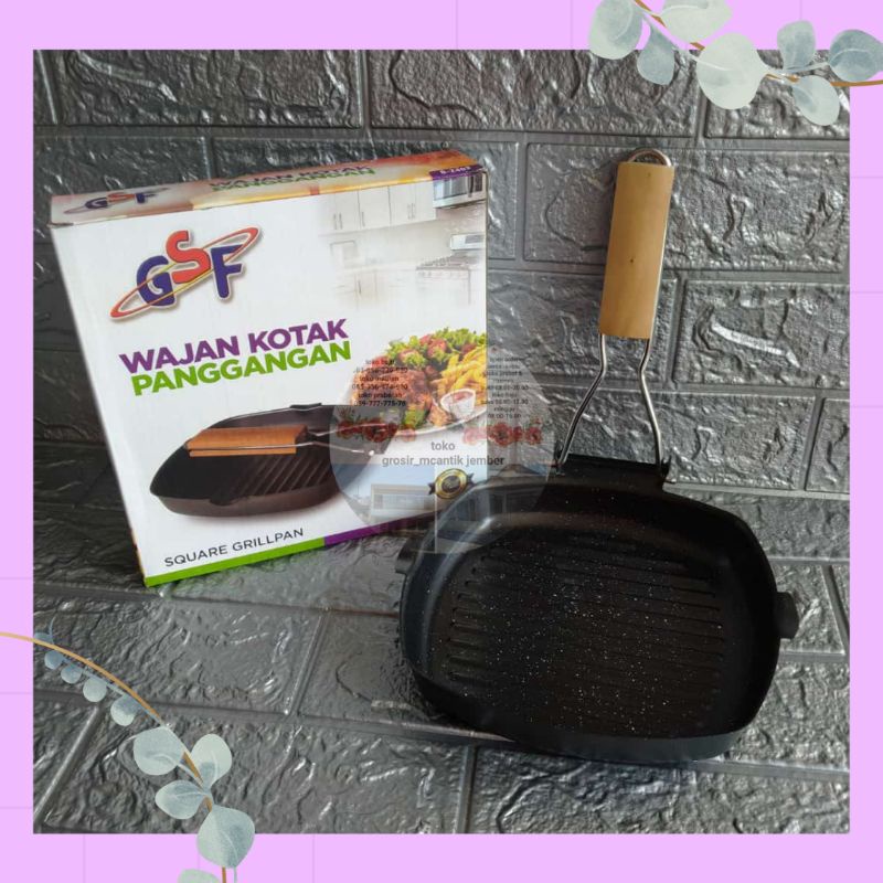 Bakaran Lipat | Square Grill Pan GSF 22 cm Cuanku