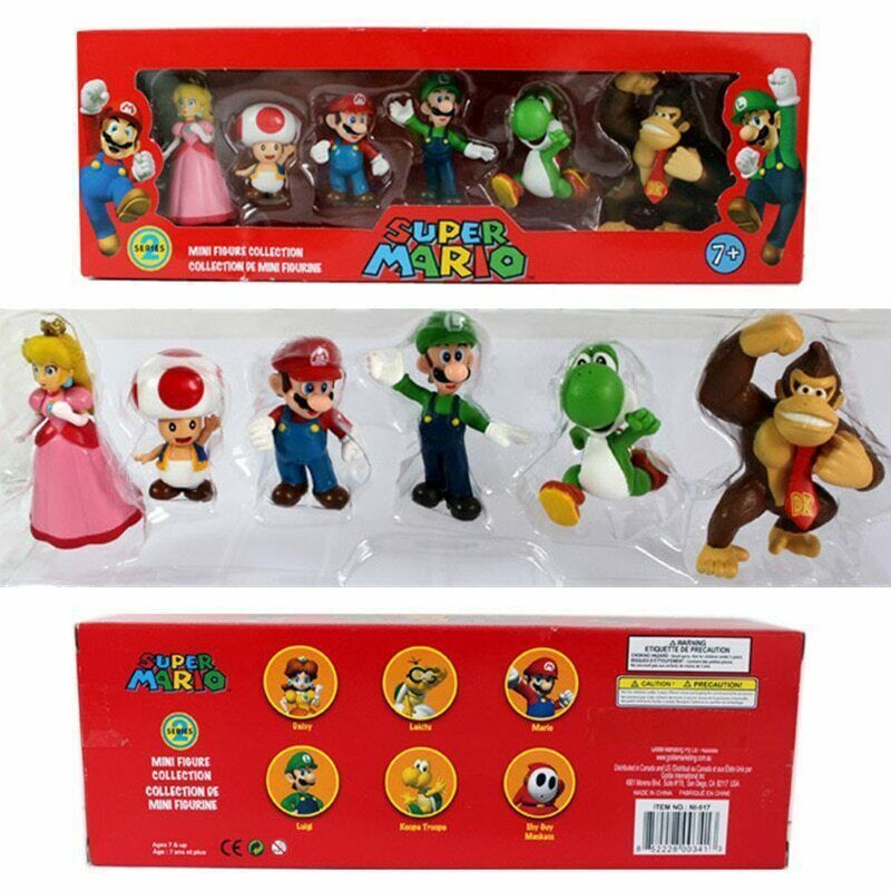 Game Super Mario Mainan Mario Luigi Odyssey Figure Mario Bros PVC Action Figure Model Anak Boneka Mainan